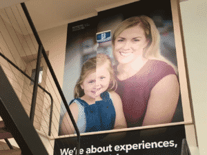 We're about experiences Wall Graphics Newcastle - Big Colour