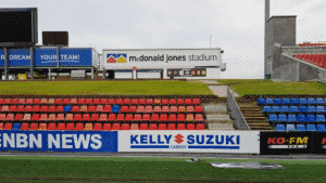 McDonald Jones Stadium Signage - Big Colour - Signage & Vehicle Graphic Design Newcastle