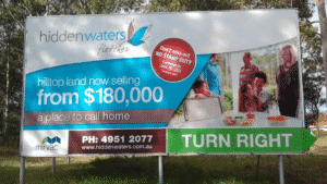 Hidden Waters Fletcher - Big Colour - Signage & Vehicle Graphic Design Newcastle