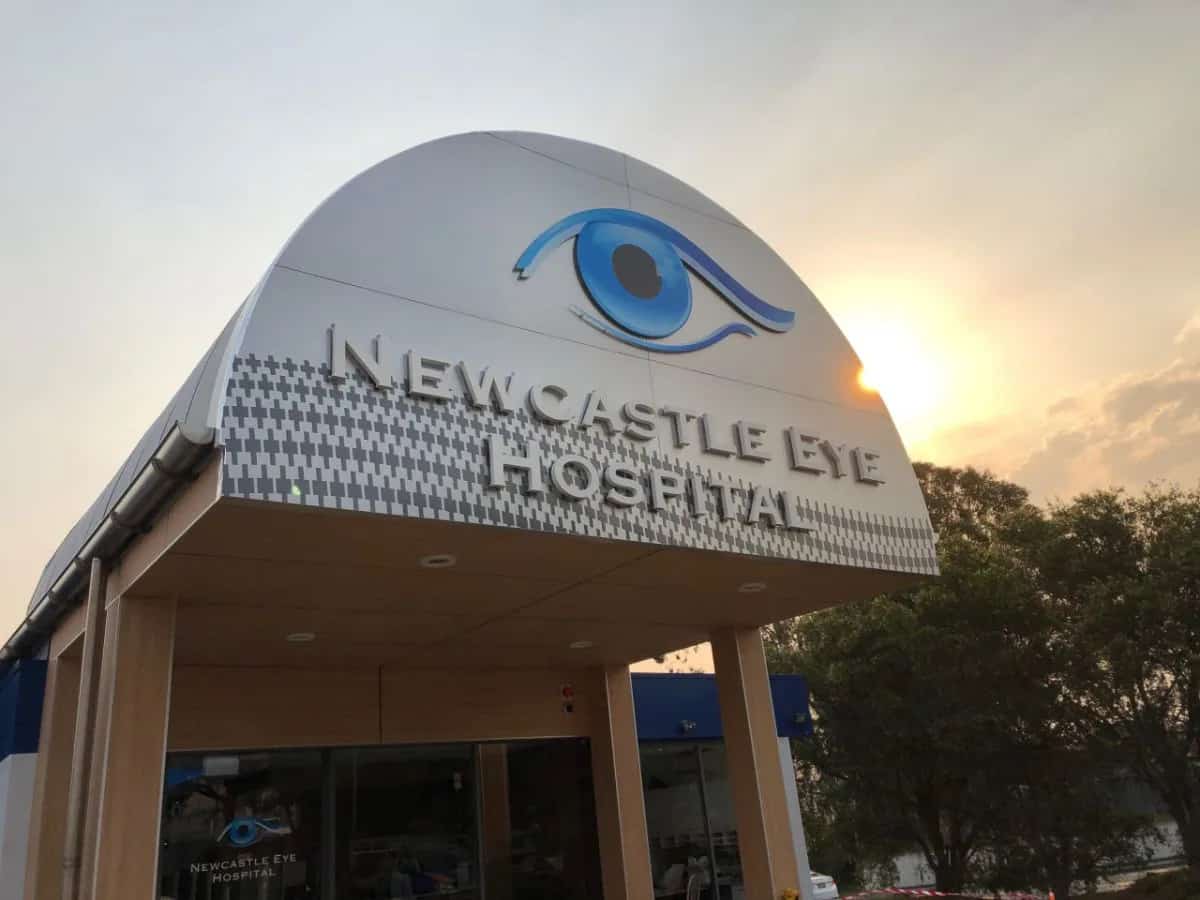 Newcastle Eye Hospital - Shop Front Signs Newcastle - Big Colour
