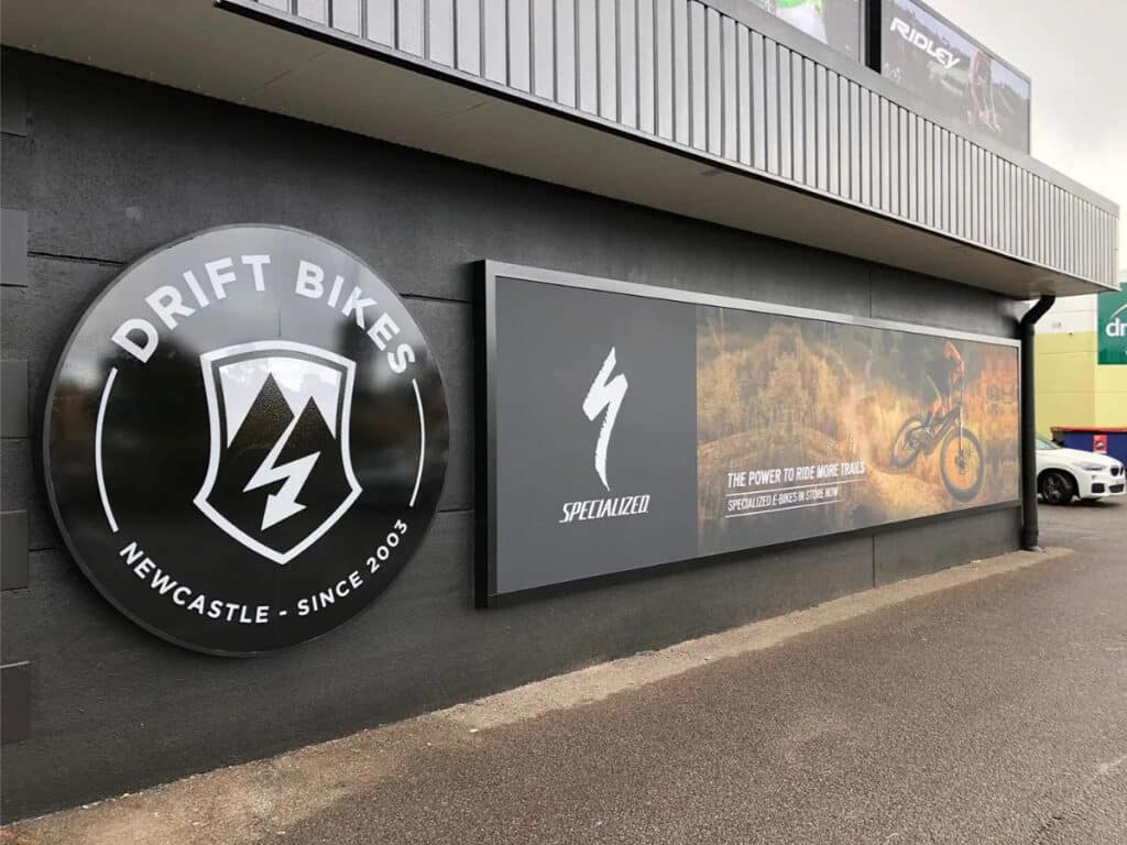 Drift Bikes - Big Colour - Signage & Vehicle Graphic Design Newcastle