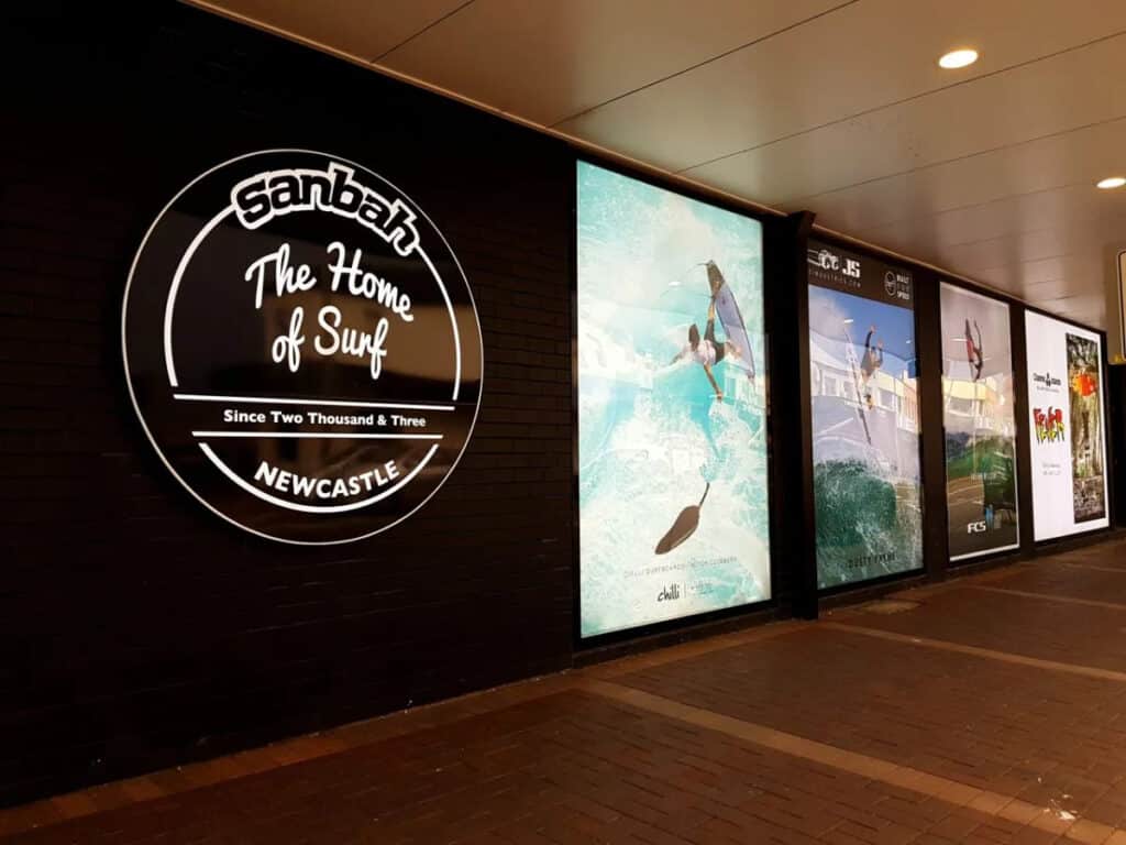 Sandbah Lightboxes - Big Colour - Signage & Vehicle Graphic Design Newcastle