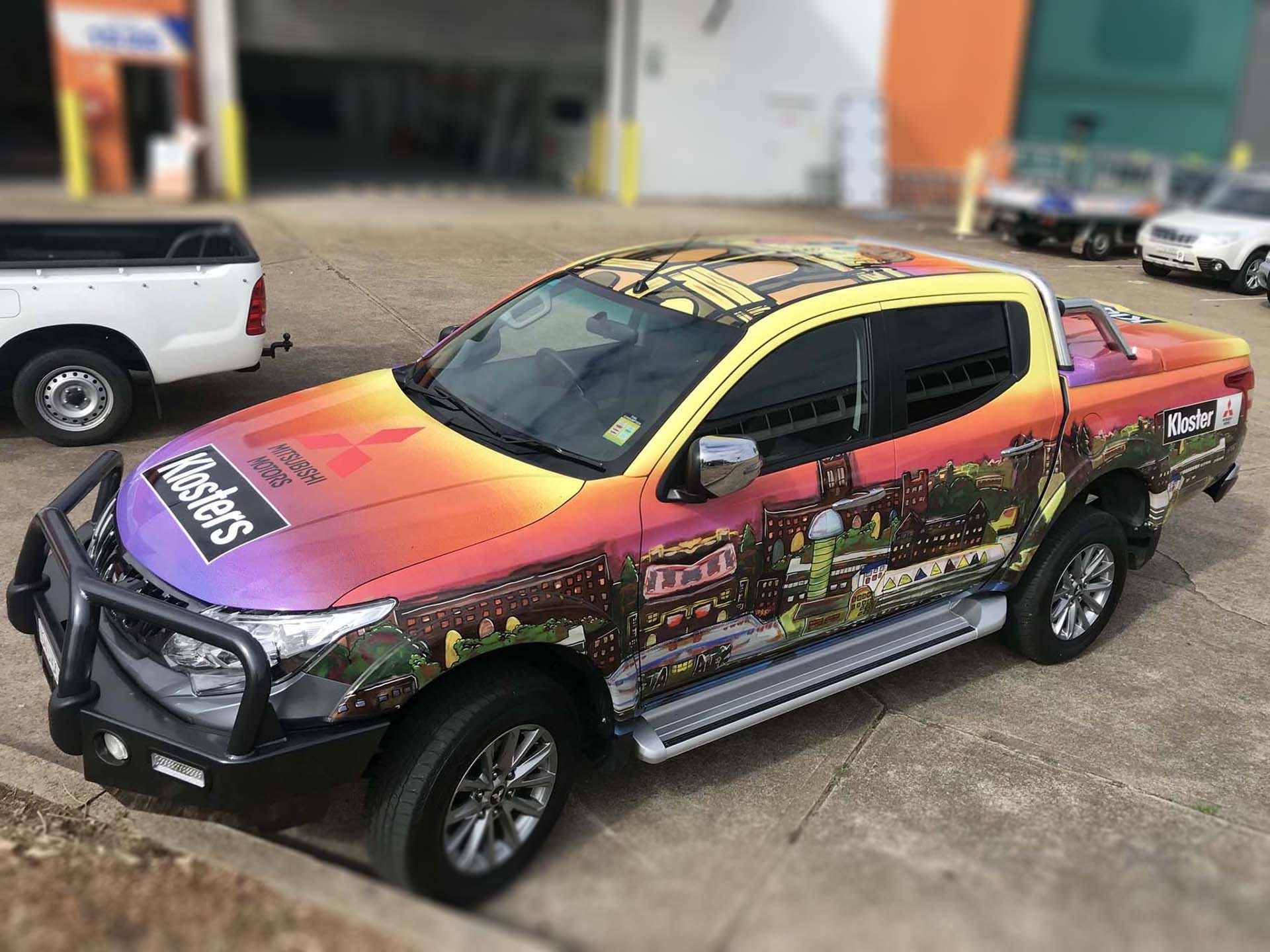 Klosters - Big Colour - Signage & Vehicle Graphic Design Newcastle