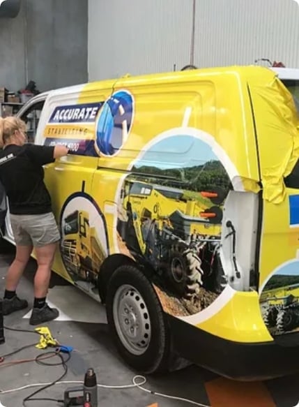 Vinyl Wrapping - Big Colour - Signage & Vehicle Graphic Design Newcastle