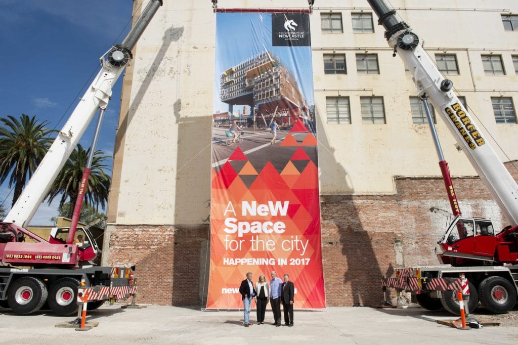 Newcastle University NewSpace - Big Colour - Signage & Vehicle Graphic Design Newcastle