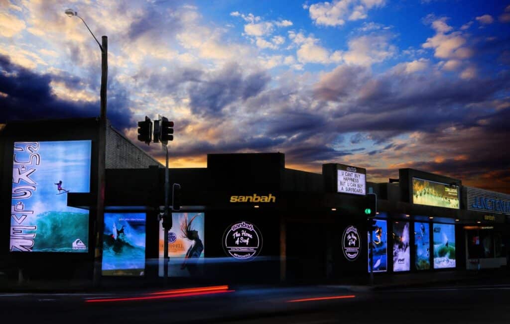 Sandbah - Illuminated Signs Newcastle - Big Colour