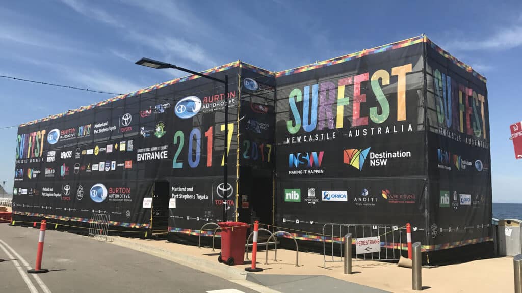 Surfest PVC Banners & Mesh Banners Newcastle - Big Colour