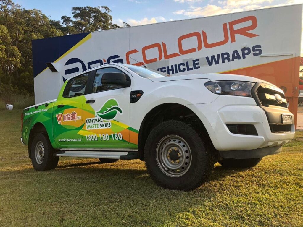 Central Waste Skips - Car Wrapping Services Newcastle - Big Colour