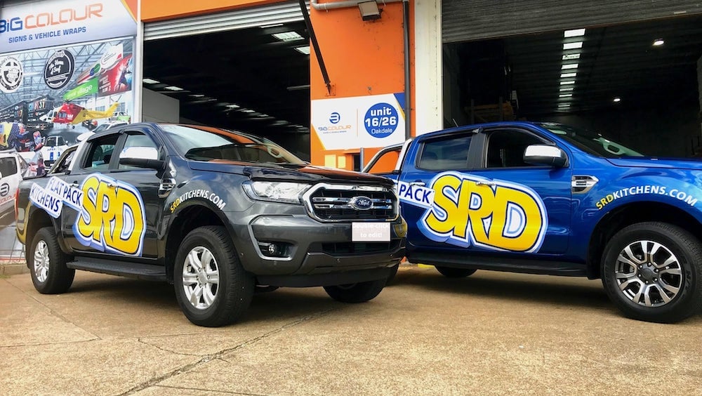 big colour vehicle wraps newcastle