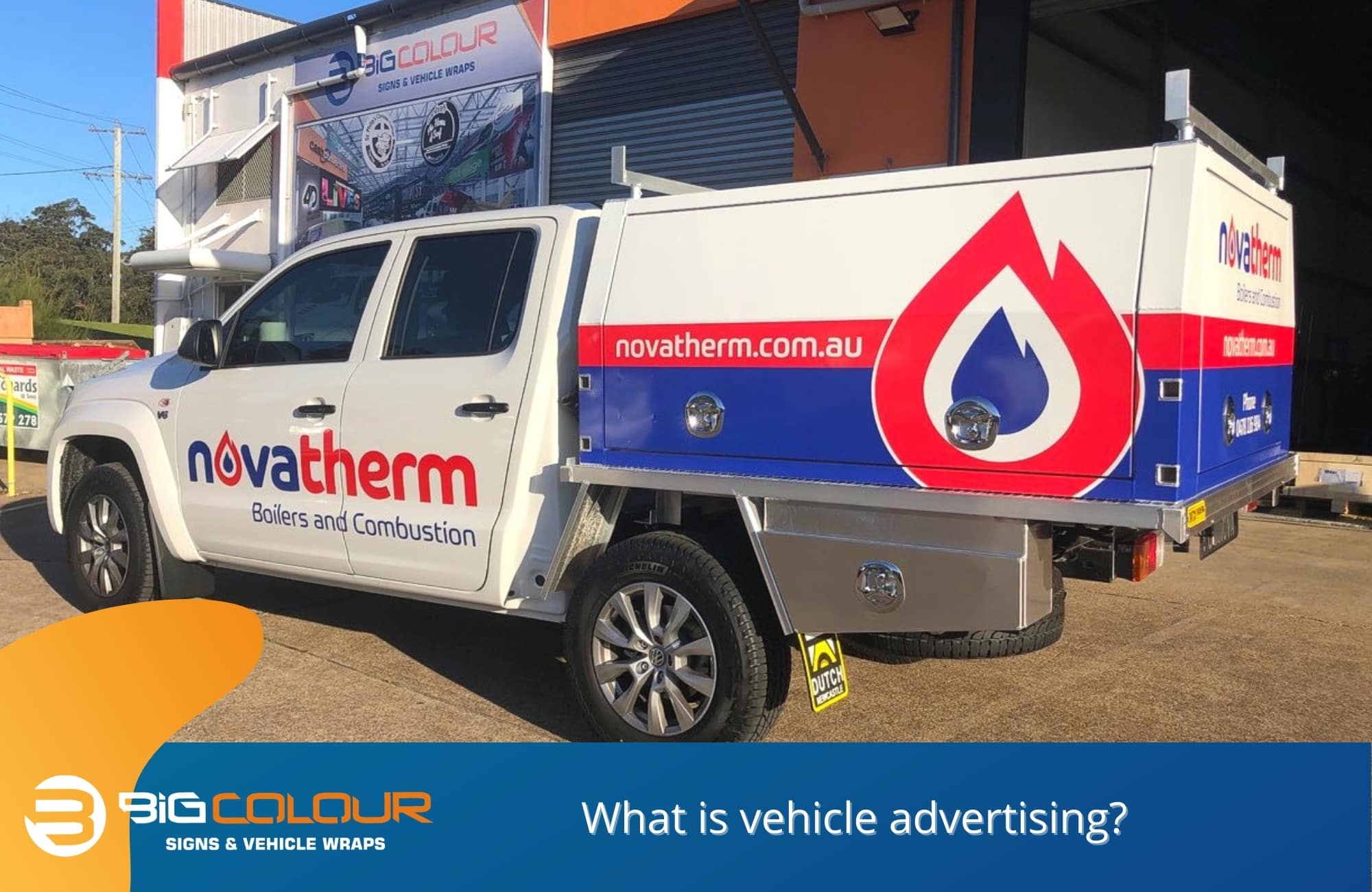 What is vehicle advertising