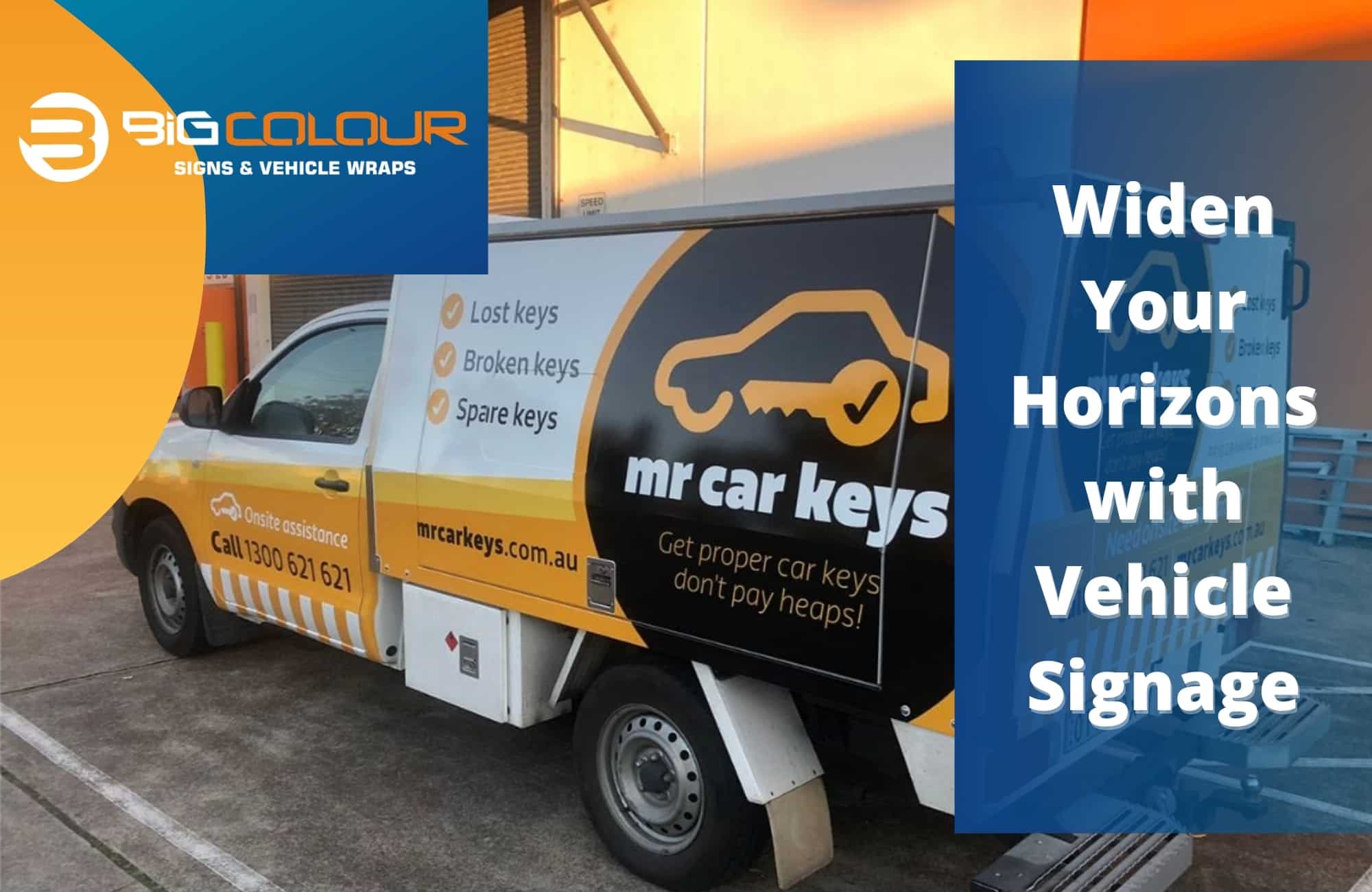 Widen Your Horizons with Vehicle Signage