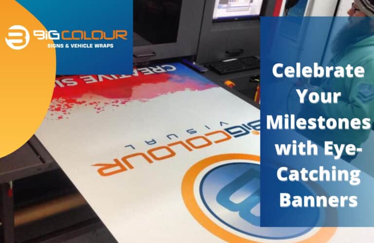 Celebrate Your Milestones with Eye-Catching Banners