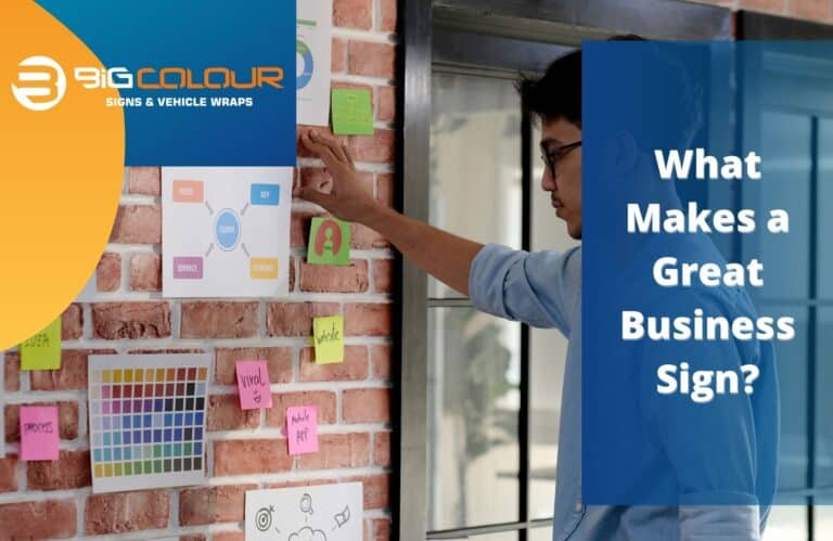 What Makes a Great Business Sign?