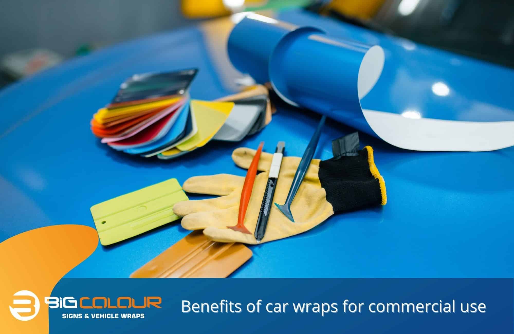 Benefits of car wraps for commercial use