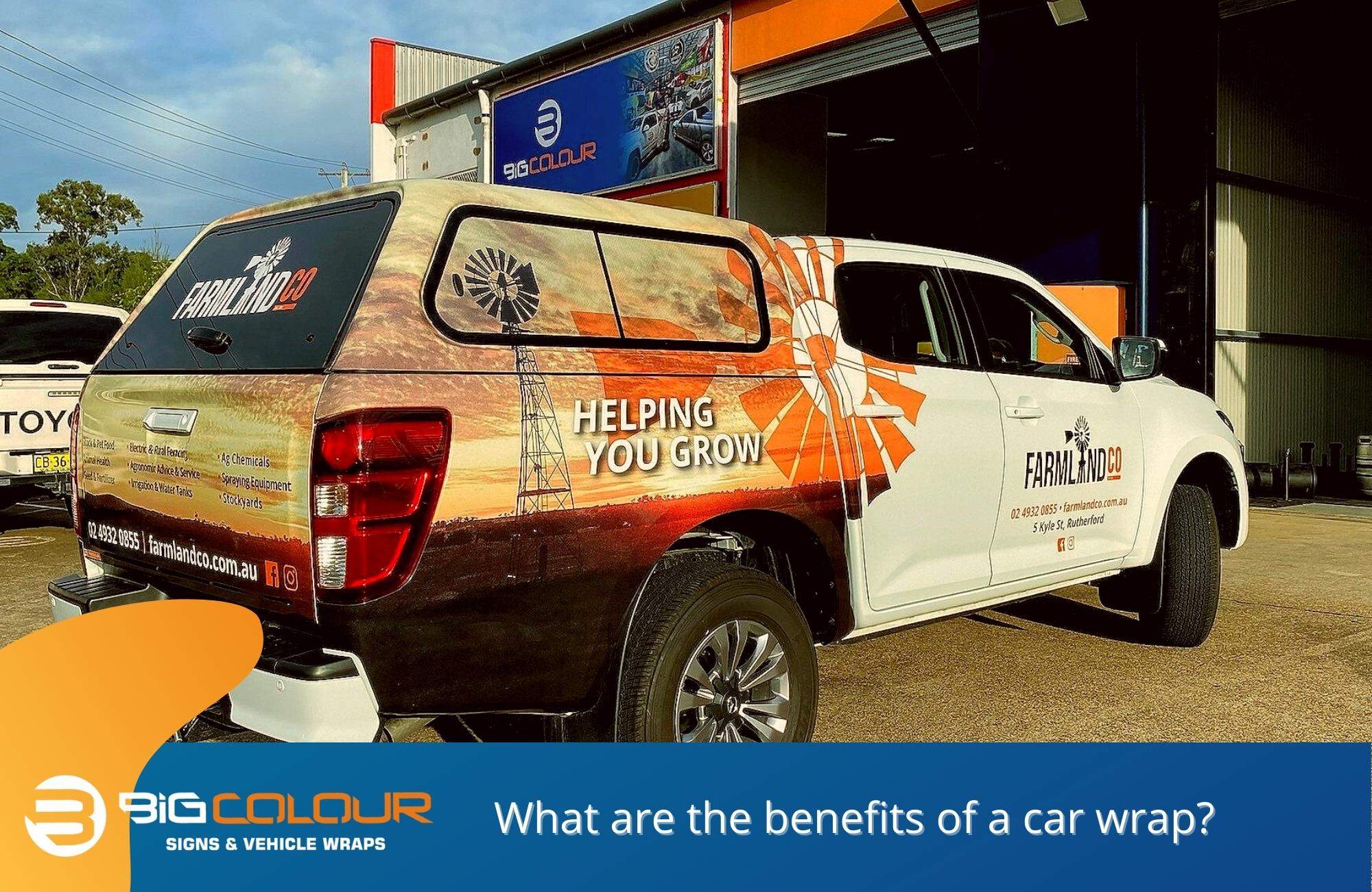 What are the benefits of a car wraps?